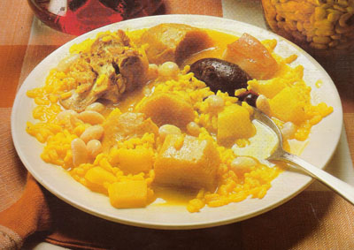 Ris med bönor och rovor